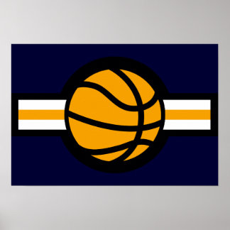 Poster étoile de basket
