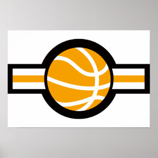 Poster étoile de basket