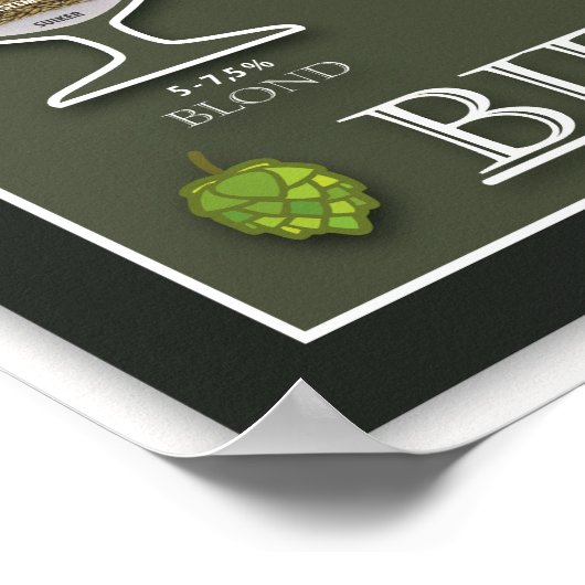 Poster Étoile de bière (Coin)