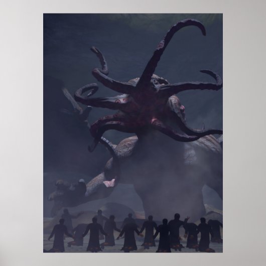 Poster Étoile de Cthulhu (Devant)