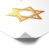 Poster Étoile de David (Coin)