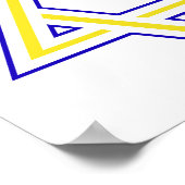 Poster Étoile de David (Coin)