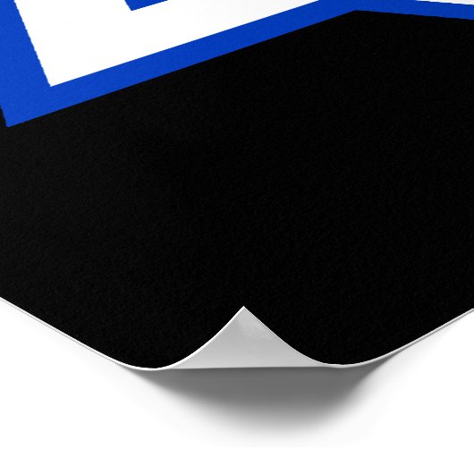 Poster Étoile de David (Coin)