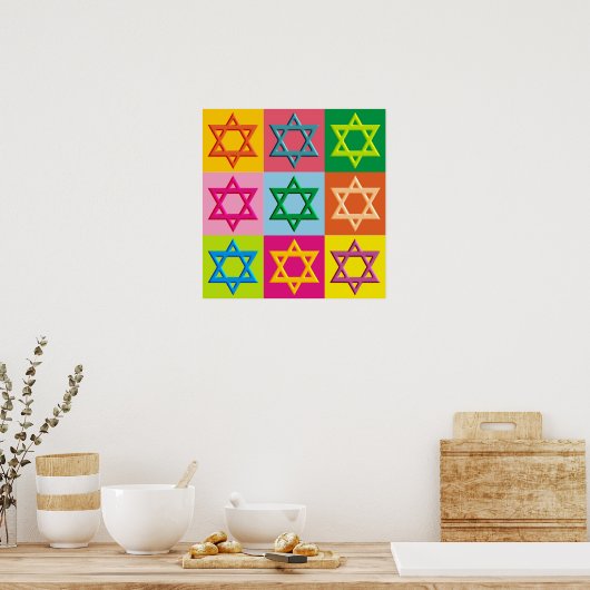 Poster Étoile de David (Cuisine)