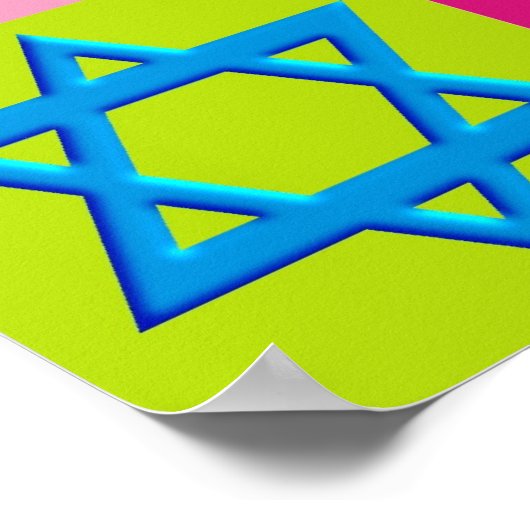 Poster Étoile de David (Coin)