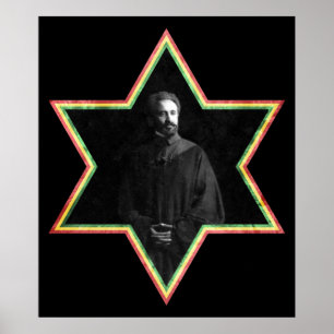 Poster Étoile de David de Haile Selassie
