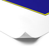 Poster Étoile de David Menorah (Coin)