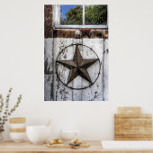 POSTER ÉTOILE DE FIL BARBÉ DU TEXAS (Cuisine)