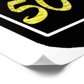 POSTER ÉTOILE DE FILM DE 50 ANS (Coin)