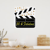 POSTER ÉTOILE DE FILM DE 50 ANS (Cuisine)