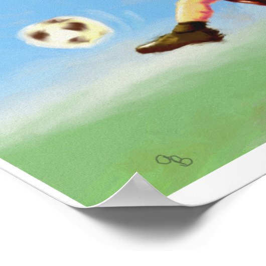 Poster Étoile de football (Coin)