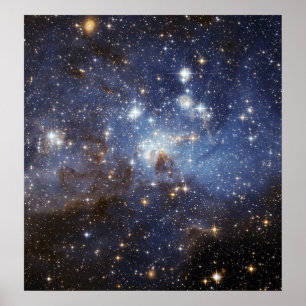 Poster Étoile de la main gauche 95 formant la NASA de