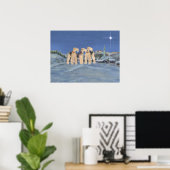 Poster Étoile de Noël (Bureau à domicile)