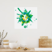 Poster étoile de soccer (Cuisine)