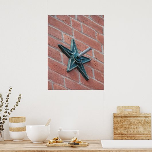 Poster Étoile détails (Cuisine)