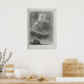 Poster Etoile du soir (Cuisine)