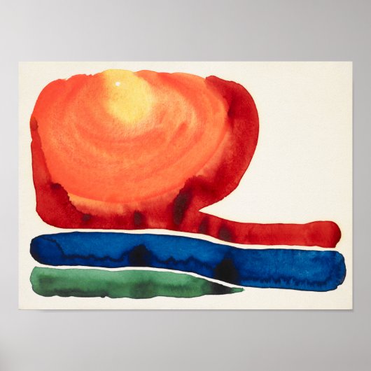 Poster Étoile du soir 2 | Georgia O'Keeffe | (Devant)