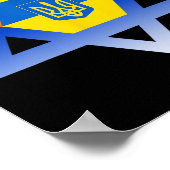 Poster Étoile juive de David d'Europe de l'Est (Coin)