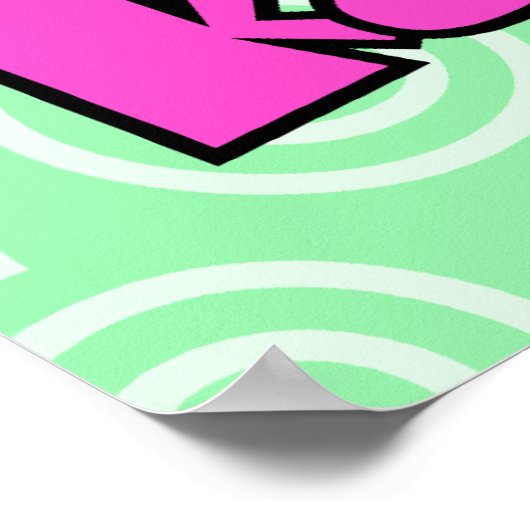 Poster étoile Kawaii (Coin)