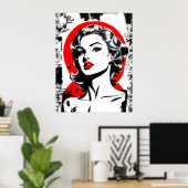 Poster Étoile lumineuse (Bureau à domicile)