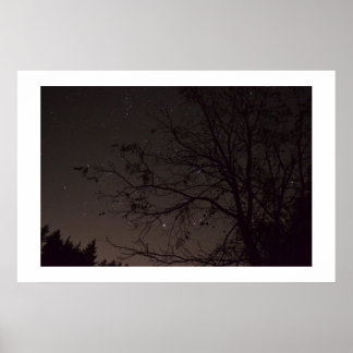 Poster étoile nocturne