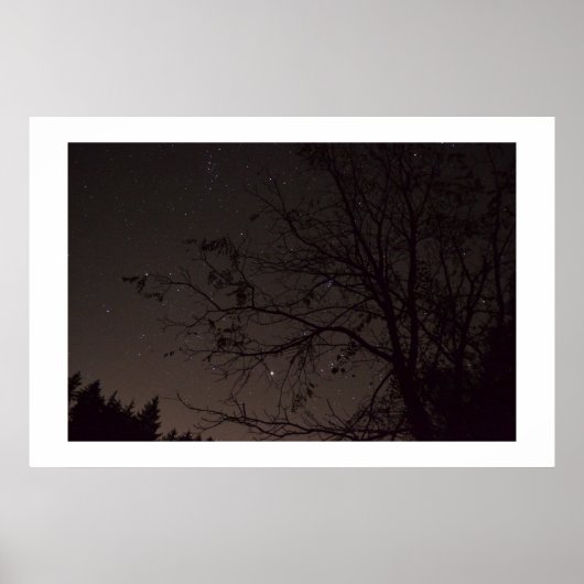 Poster étoile nocturne (Devant)