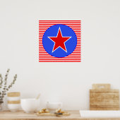 Poster étoile patriotique 2 (Cuisine)