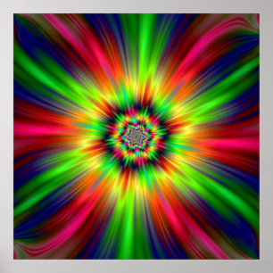 Poster Étoile psychédélique