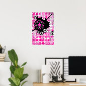 Poster Étoile rose (Bureau à domicile)