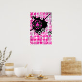 Poster Étoile rose (Cuisine)