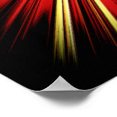 Poster étoile rouge (Coin)