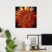 Poster étoile rouge (Bureau à domicile)