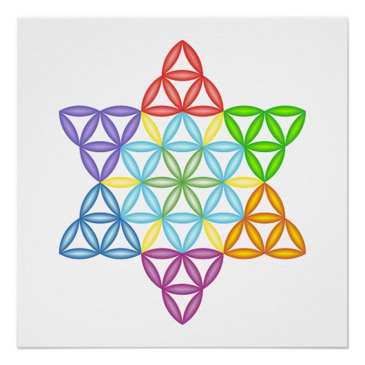 Poster Étoile Sacrée - Étoile De Vie, 02/3D. (Devant)