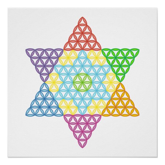 Poster Étoile Sacrée - Étoile De Vie, 04/3D-CF. (Devant)