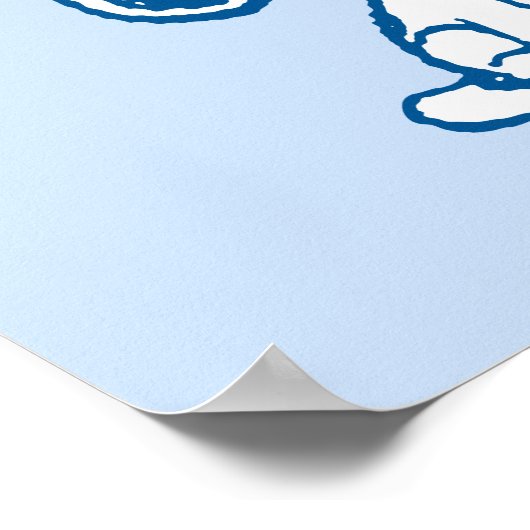 Poster Étoile Snoopy Fun Spangé (Coin)