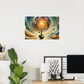 Poster Étoiles (Bureau à domicile)