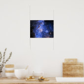 Poster Étoiles Bleu Bleu Embrionique (Cuisine)