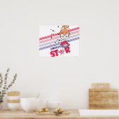 Poster Étoiles brillantes PEBBLES™ (Cuisine)