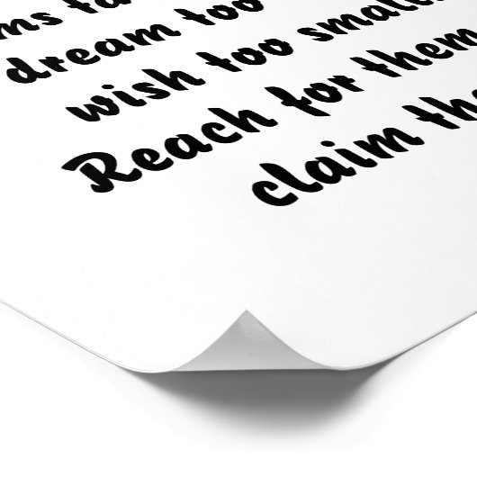 Poster Étoiles dans vos yeux Mini poème Inspirationnel (Coin)