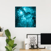 Poster Étoiles d'Aqua (Bureau à domicile)