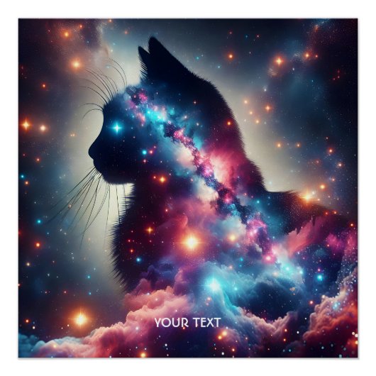 Poster Étoiles de chats d'Imaginaire (Devant)