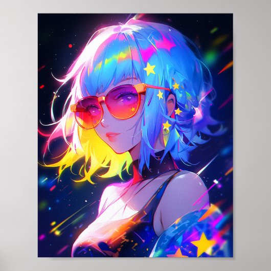 Poster Étoiles de fille Anime (Devant)