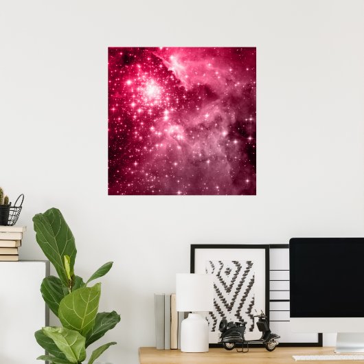 Poster Etoiles de framboise (Bureau à domicile)