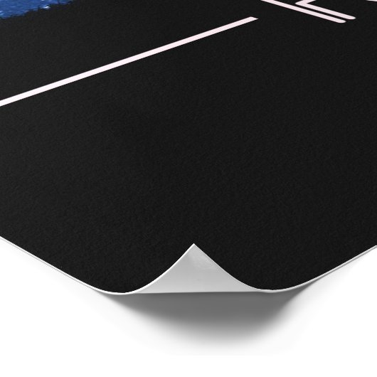 Poster Étoiles de golf sur disque (Coin)