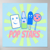 Poster Étoiles de pop (Devant)