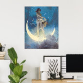 Poster Étoiles de printemps (1927) par Edwin Blashfield (Bureau à domicile)