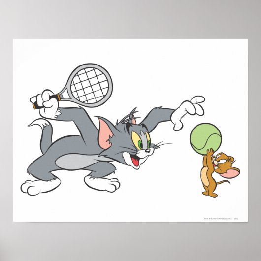 Poster Étoiles de tennis Tom et Jerry 2 (Devant)