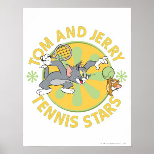Poster Étoiles de tennis Tom et Jerry 5