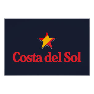 Poster Étoiles d'Espagne – Costa del Sol