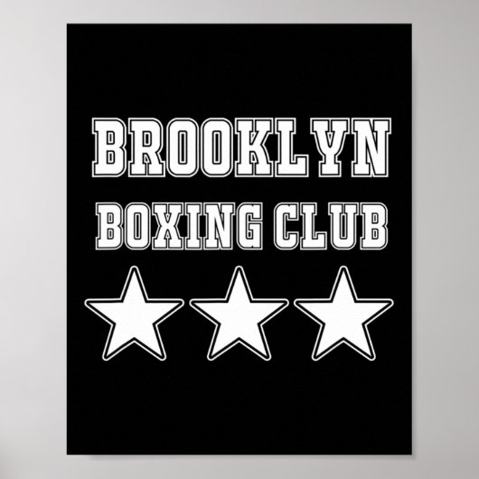 Poster Étoiles du club de boxe de Brooklyn (Devant)